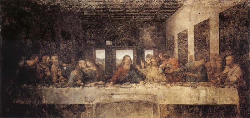 Leonardo  Da Vinci Last Supper oil painting image